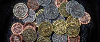 rpg coins, larp coins, token coins, atique coins