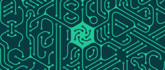 circuit, hexagonal, geometric