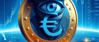 euro, blockchain, technology, digital, bank, money, policy, economy, central, european, cbdc, digital euro, privacy, bitcoin, data, protection, surveillance, confidentiality, ai generated