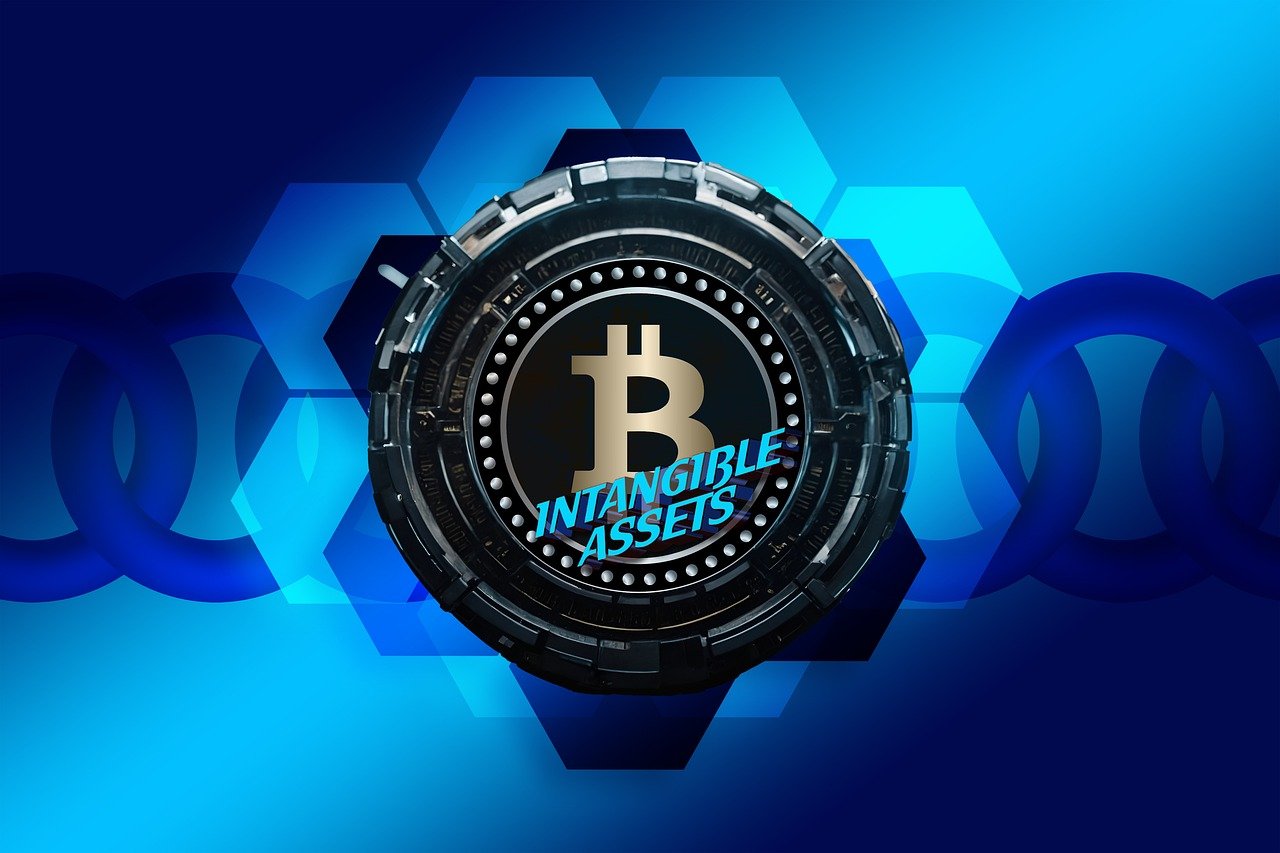 bitcoin, network, intangible assets