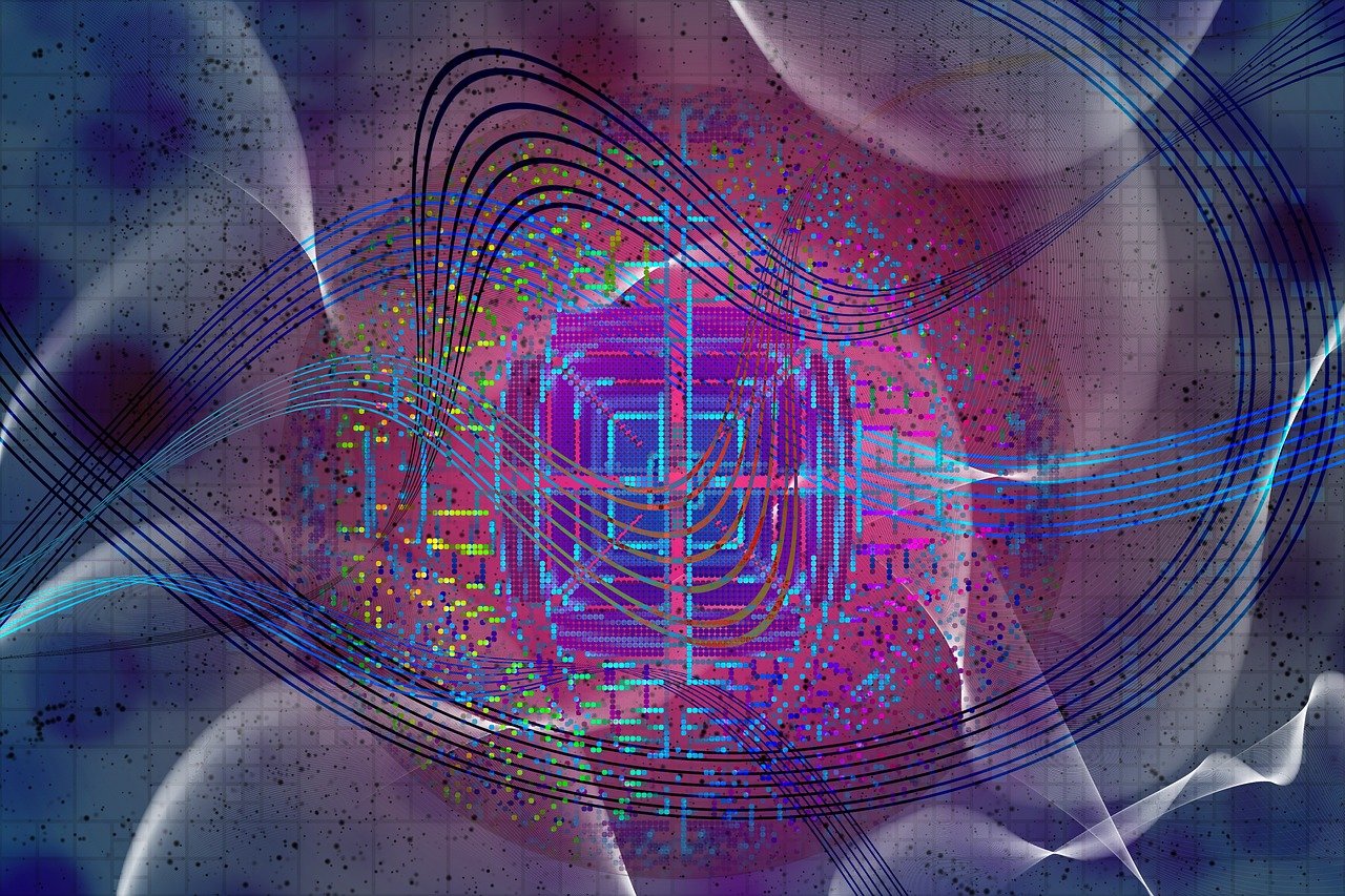 quantum computer, entanglement, lines