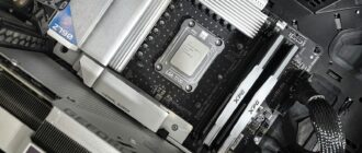 The inside of a computer case with a fan on top of it