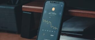 a cell phone sitting on top of a wooden desk