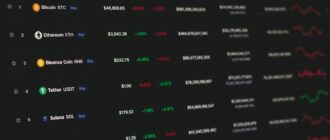 a computer screen with a bunch of numbers on it