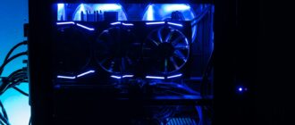 black computer tower inside dark room